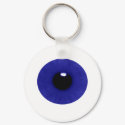 Blue Eyeball Keychain by Lorianne2020 Blue Eyeball Keychain
