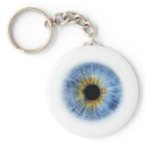 Blue Eyeball Key Chains