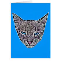 Blue-Eyed Cat Cards