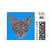 Blue-Eyed Cat Stamps