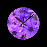 Blue Eyed Daisy Wall Clock wall clocks