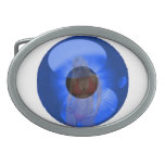 Blue Eyed Girl Oval Belt Buckles