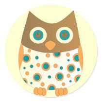 Blue-Eyed Owl stickers by candystore Blue-Eyed Owl stickers