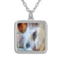 Blue Eyed White Cat Pendants