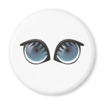 Blue Eyes Cartoon Refrigerator Magnets