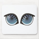 Blue Eyes Cartoon Mouse Pads