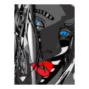 blue eyes - red lips posters by mayluna_a blue eyes - red lips posters