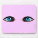 BLUE EYES Series mousepads by RavenSpiritPrints BLUE EYES Series mousepads