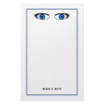 Blue Eyes stationery by xfinity7 Blue Eyes stationery