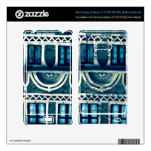 Blue Facade windows Samsung Galaxy S II Decal
