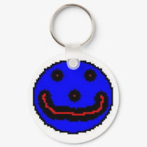 Blue face Key Chain! keychains by clownfacearts Blue face Key Chain! keychains
