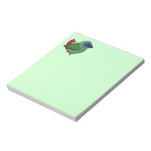 Blue-faced Parrotfinch Memo Note Pad