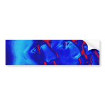 Blue faces bumper stickers