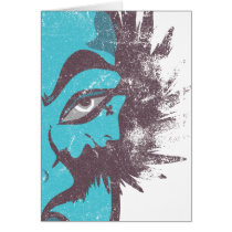 Blue Faces cards