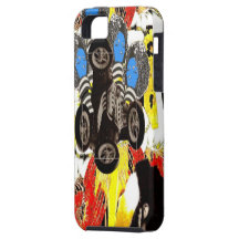 Blue Faces high in the sky (Ezekiel's chariot) iPhone 5 Cover