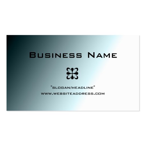 Blue Fade Design1 Business Cards
