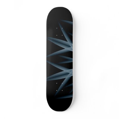"Blue Fading Omega" Skate Board Deck by stevennoelgomez