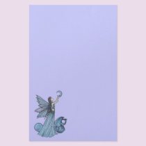 Blue Fairy and Dragon Stationary by Molly Harrison stationery
