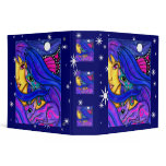 Blue Fairy And Her Magical Cats Binder