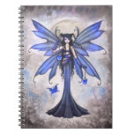 Blue Fairy Fantasy Art Notebook