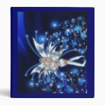 Blue Fairy Fantasy Christmas Binder