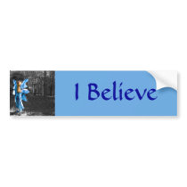 Blue Fairy, I Believe bumper stickers by azurelaroux Blue Fairy, I Believe bumper stickers