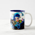 Blue Fairy mugs by Rticangell Blue Fairy mugs
