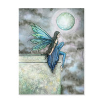 Blue Fairy Postcard by Molly Harrison