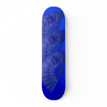 Blue Fan Skateboard by BuddhansSkateboards Blue Fan Skateboard