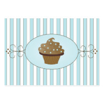 Blue Fancy Cake business cards