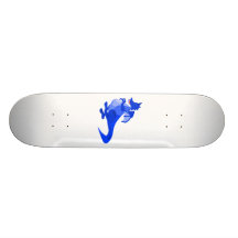 Blue Fantasy Cute Dragon Skateboards