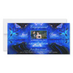 Blue Fantasy Invitation Photo Card photo cards