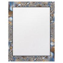 blue fantasy letterhead