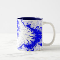 Blue Feathered Star Mug