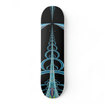 Blue Feathers and Loops skateboards by gotalife Blue Feathers and Loops skateboards