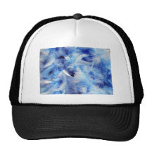 Blue Feathers Trucker Hats