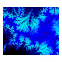 Blue Fern Fractal posters by kalos_eidos Blue Fern Fractal posters