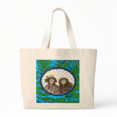 Blue Fern photo bag template by jan4insight