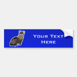 Blue Ferret Bumper Sticker