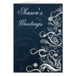 Blue Festive Christmas Greeting Cards cards