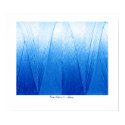 Blue Fibers II - Skein posters by BudgetEclectic Blue Fibers II - Skein posters