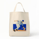 Blue Fielder Tote Bag