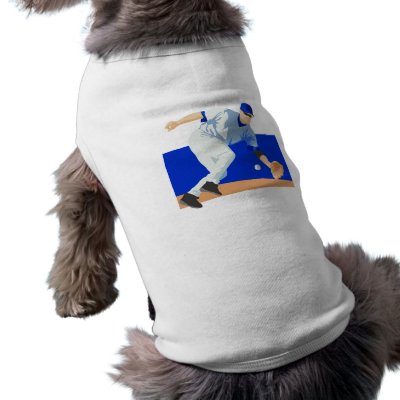 Blue Fielder Pet Shirt by justsports