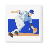 Blue Fielder Fridge Magnets