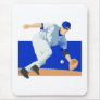 Blue Fielder Mouse Pads