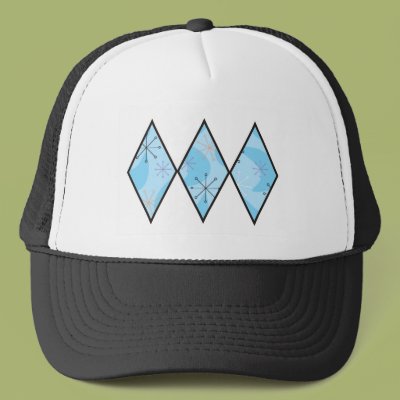 Blue Fifties Diamonds Hats Zazzle_hat Blue Fifties Diamonds Hats Zazzle_hat
