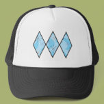 Blue Fifties Diamonds Hats