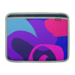 Blue Fire 2 Navy MacBook Sleeve