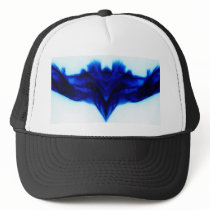 blue fire demon hat