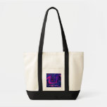 Blue Fire Tote Bag